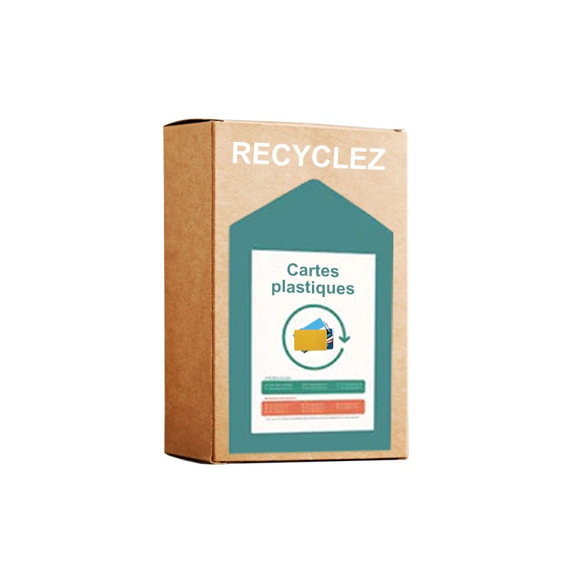 Boîte recyclage cartes plastiques - Solution pratique pour