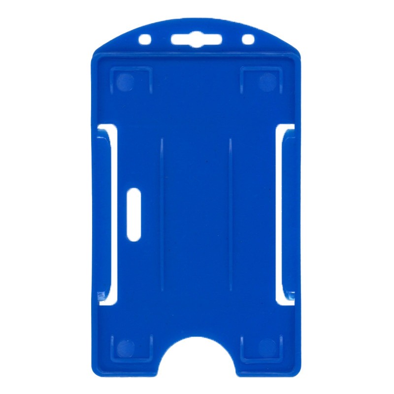 Porte-badge Vertical Pour Carte D'identité - 11x7,2 Cm, Fenêtre Transparente, Idéal Bureau, école, Employés