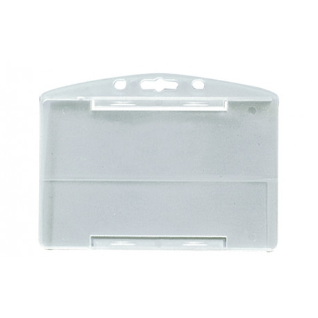 Porte-badge translucide protection 1 face - horizontal - IDP65 (lot de 100)