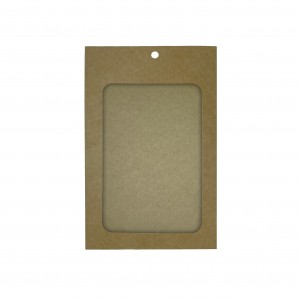 A6 badge holder in ecological cardboard (set of 100)