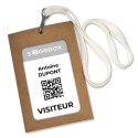 Porte-Badge A6 en carton écologique (lot de 100)