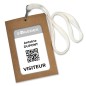 Porte-Badge A6 en carton écologique (lot de 100)
