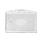 Secure 2-card badge holder with partition – Landscape (pack of 100)