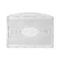 Secure 2-card badge holder with partition – Landscape (pack of 100)