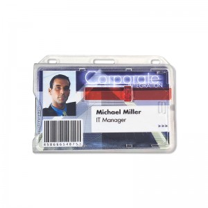 Lot de 100 Porte-badge à extraction facile peut contenir 2 cartes