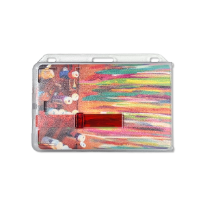 Lot de 100 Porte-badge à extraction facile peut contenir 2 cartes