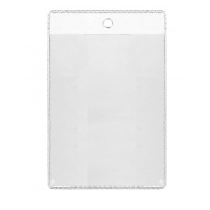 Porte-badge vertical grand format et perforé. Lisible | Sogedex