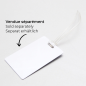 Clear plastic loop for luggage - IDS99 (pack of 100)