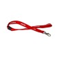 15mm « VISITEUR » pre-printed lanyard w/ breakaway feature & plated dog hook (pack of 100)
