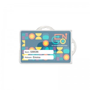 Porte-badge semi-rigide pour usage horizontal ou vertical (lot de 100)