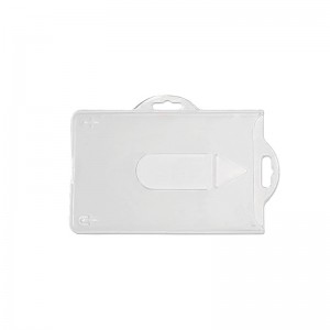 Semi-rigid badge holder for horizontal ou vertical use (pack of 100)