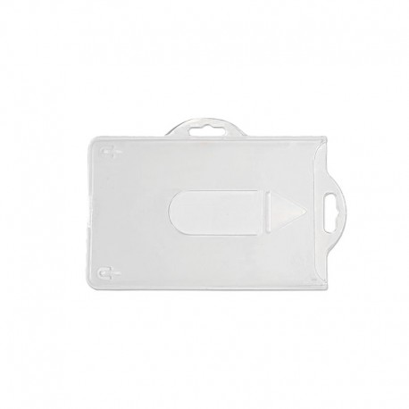 Semi-rigid badge holder for horizontal ou vertical use (pack of 100)