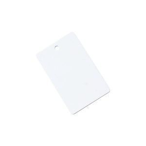 Lot de 500 cartes à imprimer PVC Blanche perforation 5 mm