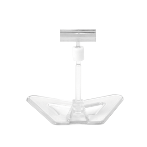 Porte-étiquette de prix - aspect cristal - 12 cm (lot de 25)