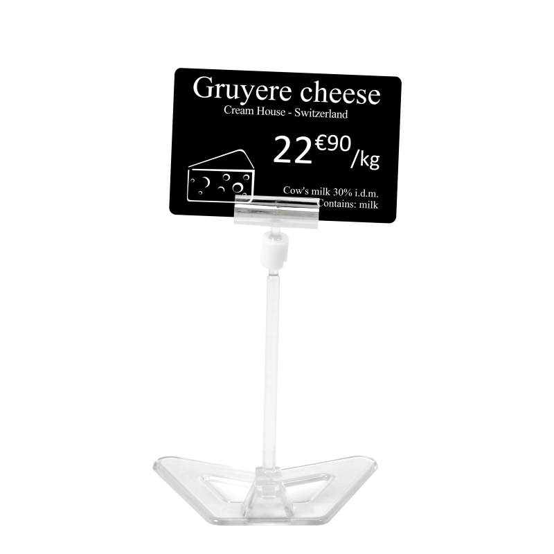Crystal Price tag stand - 12 cm (pack of 25)
