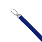 Cordon tour de cou plat 10 mm avec mousqueton ovale (lot de 100)
