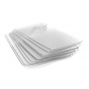 Transparent soft badge holder for rearview mirror | Sogedex