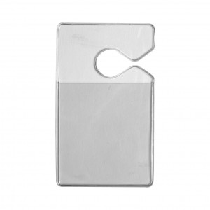 Transparent soft badge holder for rearview mirror | Sogedex