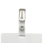 Metal suspender-type clip with clear vinyl strap - IDS18 (pack of 100)