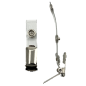 Metal suspender-type clip with clear vinyl strap - IDS18 (pack of 100)