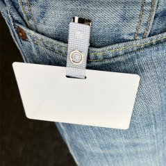 Crocodile Clip with Rubber Protection and Lanyard - Discreet|Sogedex