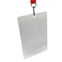 Large vertical perforated badge holder. Readable | Sogedex