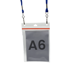 Waterproof badge holder for A6 format badges - IDS61EV (pack of 100)