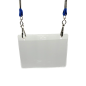 Card holder for 105 x 70 mm badges w/ round & oblong perforations (pack of 100)