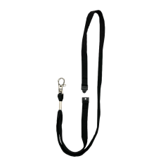 Clearbox black lanyard (pack of 10)