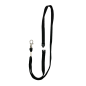Clearbox black lanyard (pack of 10)