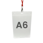 Events badge holder for A6 format badges (pack of 100)