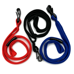 Cordon sécuritaire 12 mm avec mousqueton plastique anti-Rotation