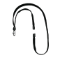 12 mm tube polyester lanyard w/ no twist hook & breakaway feature (pack of 100)