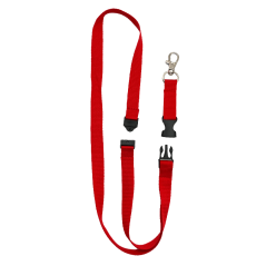 Sichere 15 mm Lanyards mit abnehmbarem Riemen & Metallhaken| Sogedex