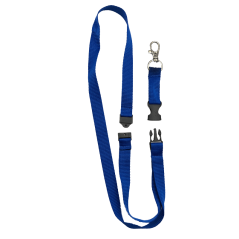 Sichere 15 mm Lanyards mit abnehmbarem Riemen & Metallhaken| Sogedex