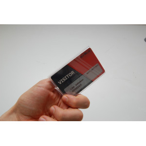 Duo card holder in recyclable PVC. Light and resistant | Sogedex