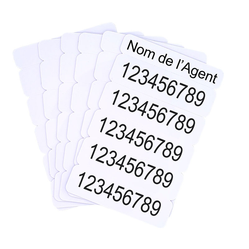 Pack of 100 5-part breakable cards – Ideal for security agents