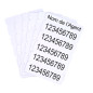 Pack of 100 5-part breakable cards – Ideal for security agents