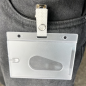 Kartenclip mit Krokodilklemme und verstärkte Lasche - IDS15R (100 Stück)
