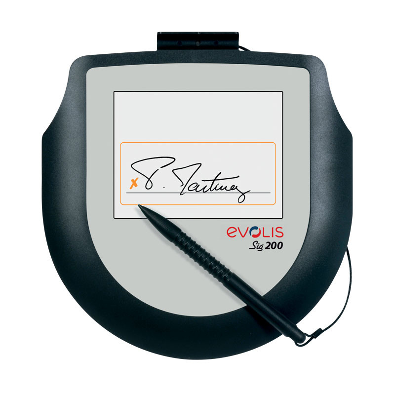 Tablette de signature avec écran couleur SIG200