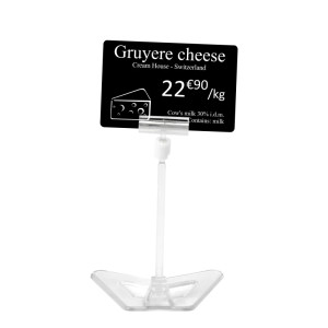 Label holder with 8 cm base - Stable & resistant |Sogedex