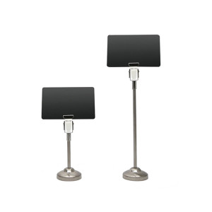 Support en métal pour étiquette - idéal pour buffet - 10 cm | Sogedex