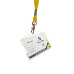 Porte-carte double perforation. Recyclable et résistant| Sogedex