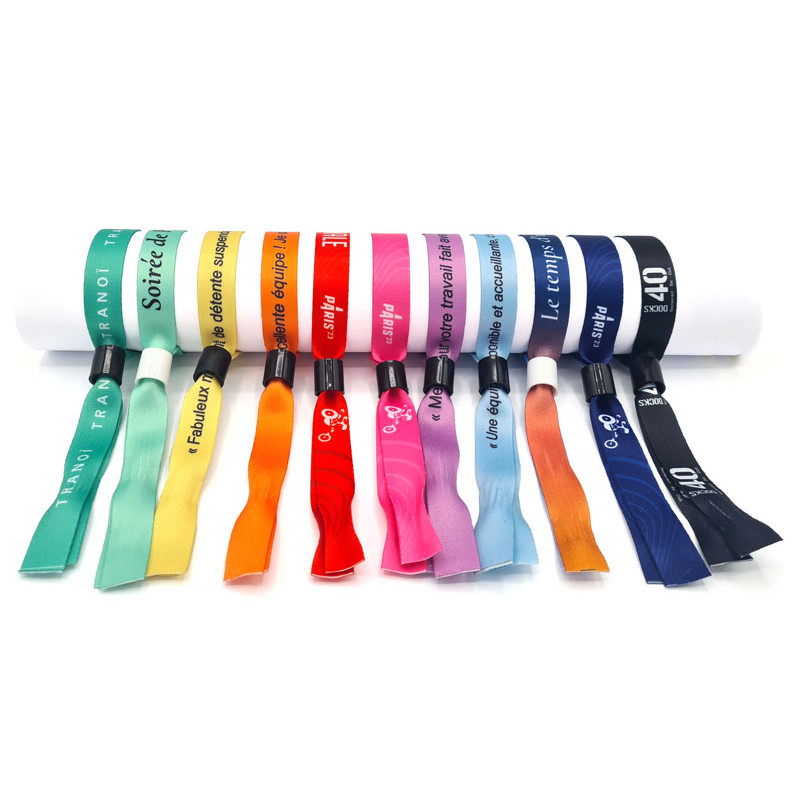 Custom Dye-Sublimation Satin Wristband(pack of 100)