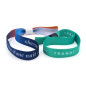 Bracelet tissu satiné personnalisé (lot de 100) Bracelet tissu satiné personnalisé (lot de 100)