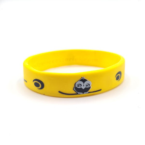 Custom Adult Silicone Wristbands - Screen Printed - Sogedex