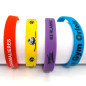 Bracelet silicone personnalisé adulte – sérigraphie (lot de 100)