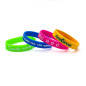 Custom silicone Wristband for Children – Silkscreen Printing (pack of 100)