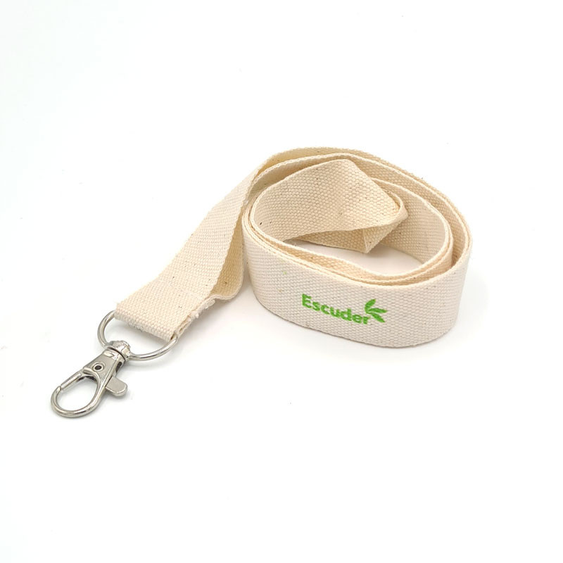 Custom cotton Lanyard – Metal Hook (pack of 100)