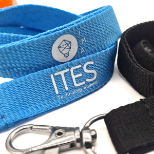 Custom Flat Lanyard – Metal Hook (pack of 100)